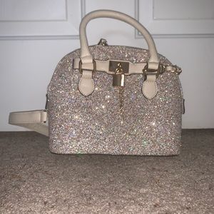 Aldo Gold glitter purse